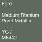 Preview: Ford, Medium Titanium Pearl Metallic, YG / M6442.